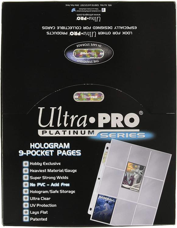 Ultra Pro - 100 pages à 9 pochettes à charge du dessus pour cartable  -  Platinum Series