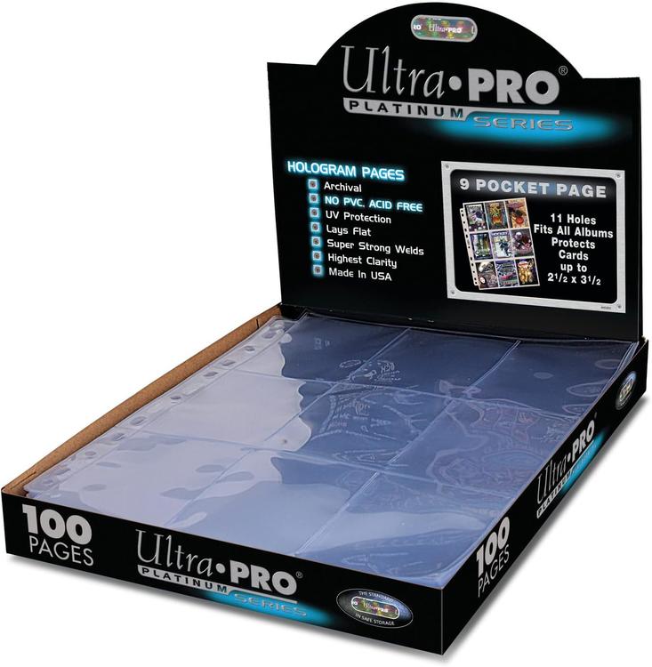 Ultra Pro - 100 Pages 9-Pocket Top-Loading Binder - Platinum Series