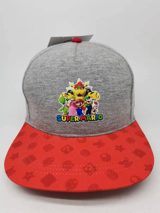 Bioworld - Super Mario Bros. Adjustable Cap gray and red