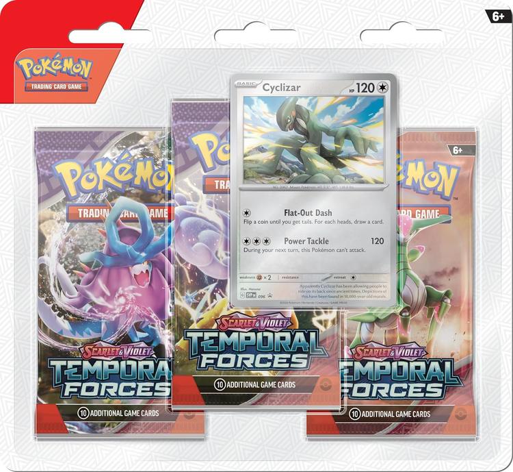 Pokémon - 3 Packs Blister  -  Scarlet & Violet  -  Temporal Forces