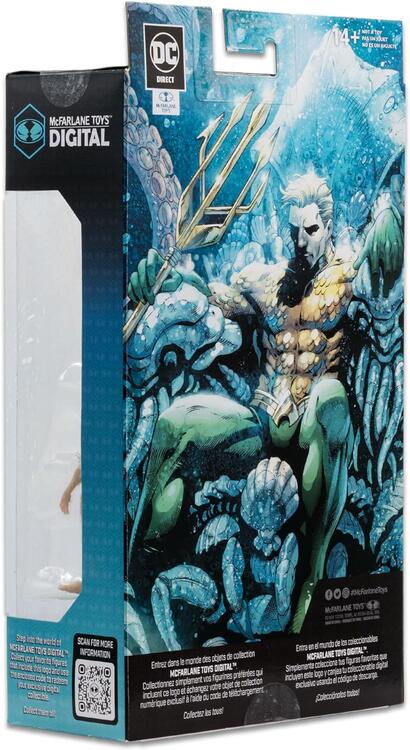 McFarlane Toys Digital - Figurine action de 17.8cm  -  DC Multiverse  -  DC Regirth  -  Aquaman