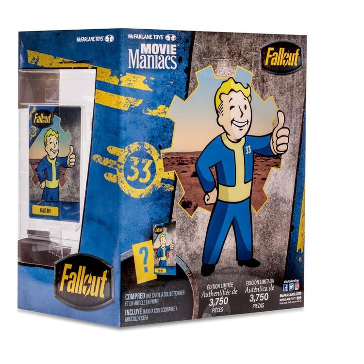McFarlane Toys - Movie Maniacs  -  Figurine statue de 17.8cm  -  Fallout  -  Vault Boy  (Authenticated Limited Edition of 3750 Pieces)