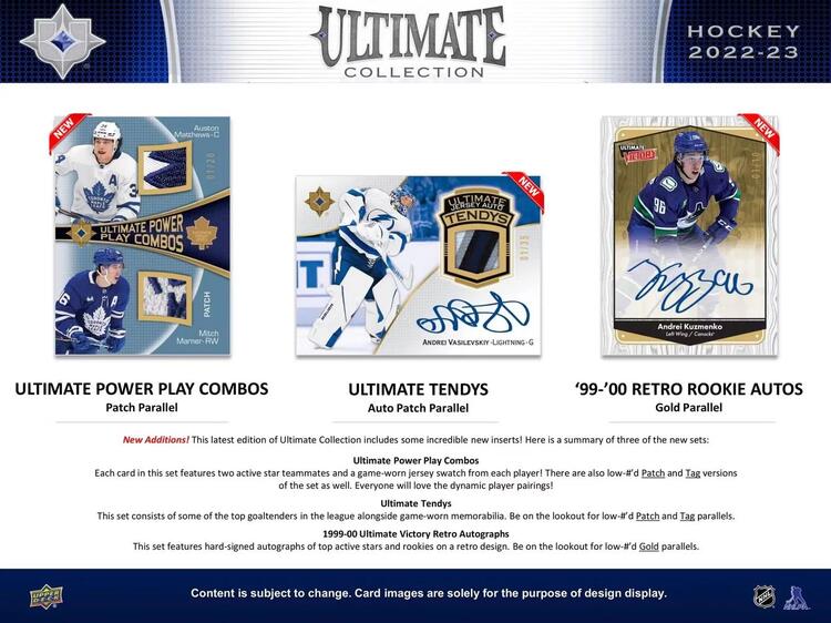 Upper Deck - Hobby Booster Box - 2022-23 Hockey Ultimate collection