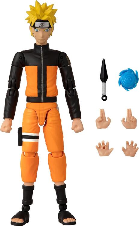 Bandai - Figurine d'action de 15t cm  -  Anime Heroes  -  Naruto Shippuden  -  Uzumaki Naruto