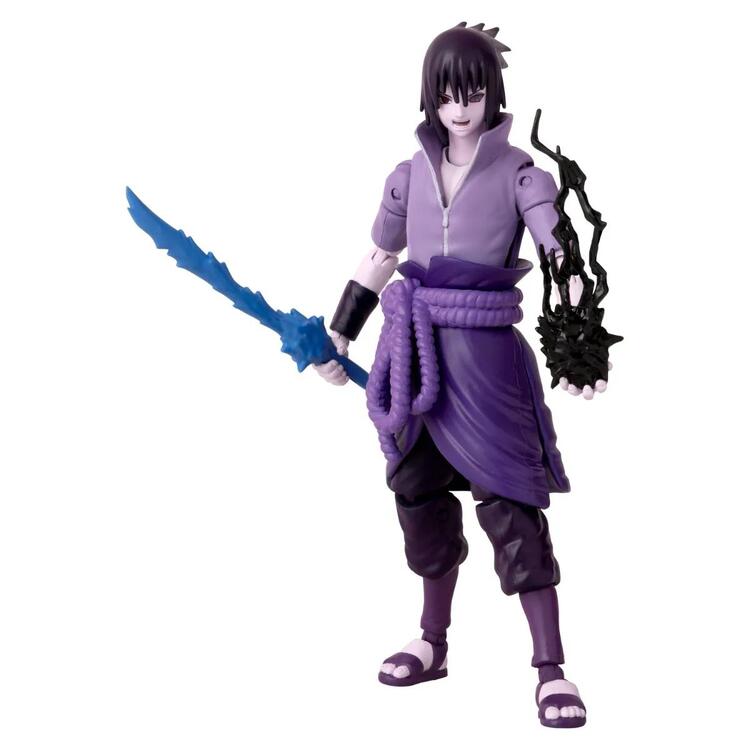 Bandai - Figurine d'action de 15 cm  -  Anime Heroes  -  Naruto Shippuden  -  Sasuke Uchiha Rinnegan / Mangekyo Sharingan