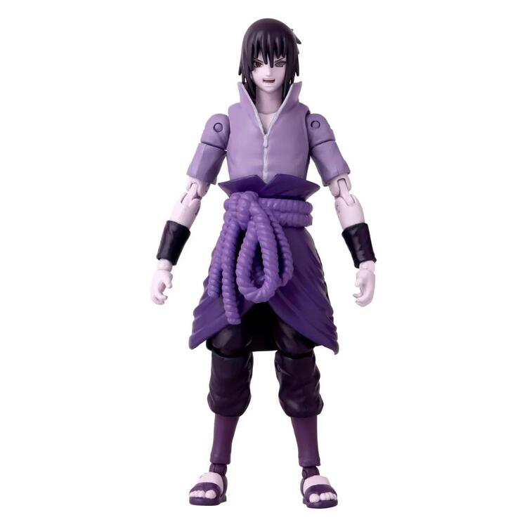 Bandai - Figurine d'action de 15 cm  -  Anime Heroes  -  Naruto Shippuden  -  Sasuke Uchiha Rinnegan / Mangekyo Sharingan