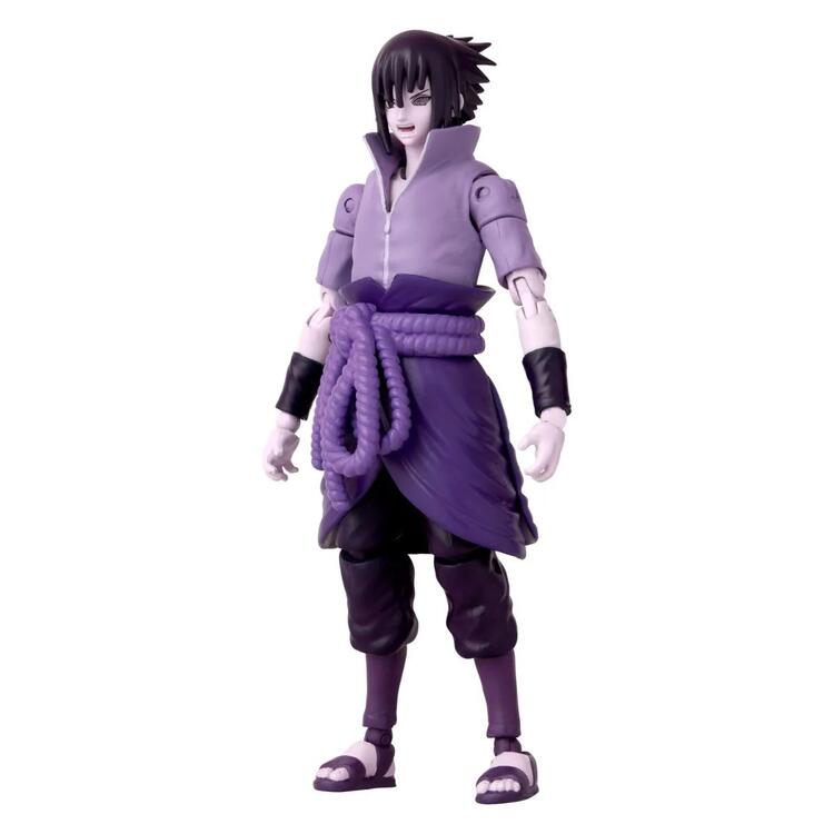 Bandai - Figurine d'action de 15 cm  -  Anime Heroes  -  Naruto Shippuden  -  Sasuke Uchiha Rinnegan / Mangekyo Sharingan