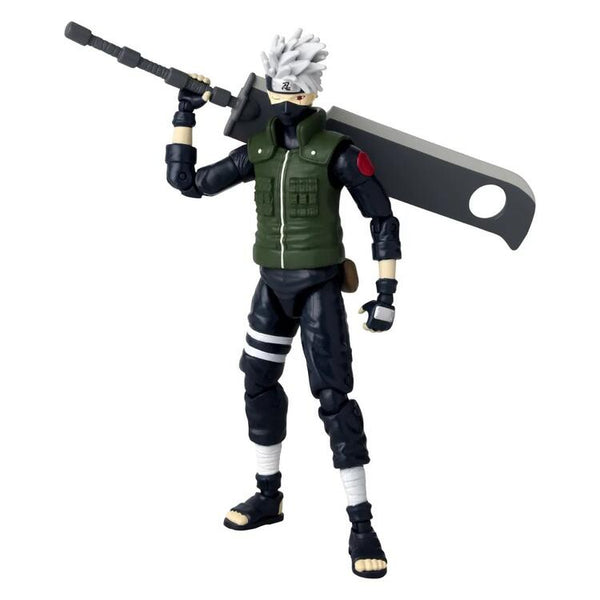 Bandai - Figurine d'action de 15 cm  -  Anime Heroes  -  Naruto Shippuden  -  Kakashi Hatake Fourth Great Ninja War