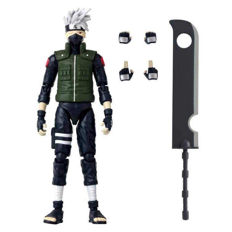 Bandai - Figurine d'action de 15 cm  -  Anime Heroes  -  Naruto Shippuden  -  Kakashi Hatake Fourth Great Ninja War