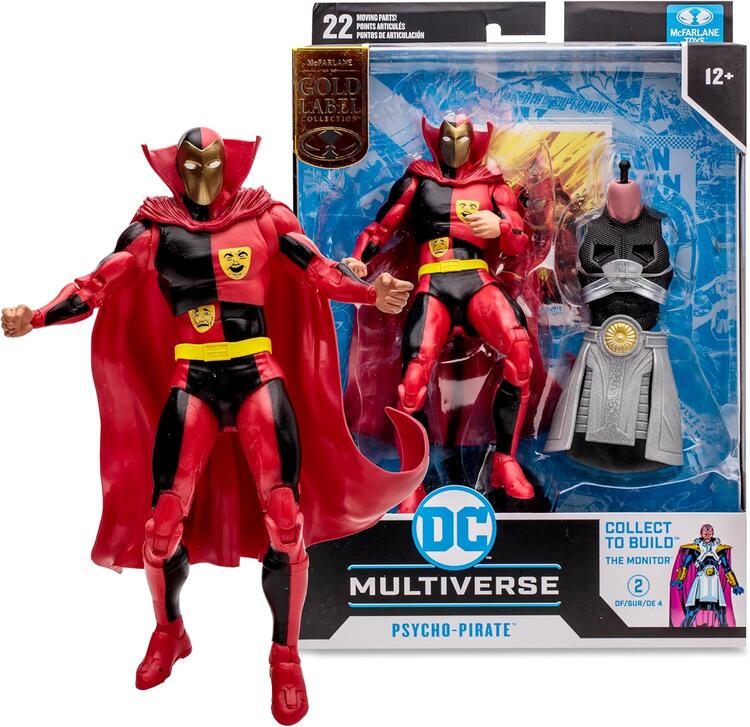 McFarlane - Gold Label collection  -  Figurine action de 17.8cm  -  DC Multiverse  -  Crisis on Infinite Earths  -  Psycho-Pirate