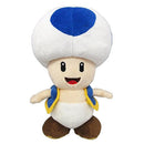 Little Buddy plush - Super Mario All Star Collection  -  Blue Toad