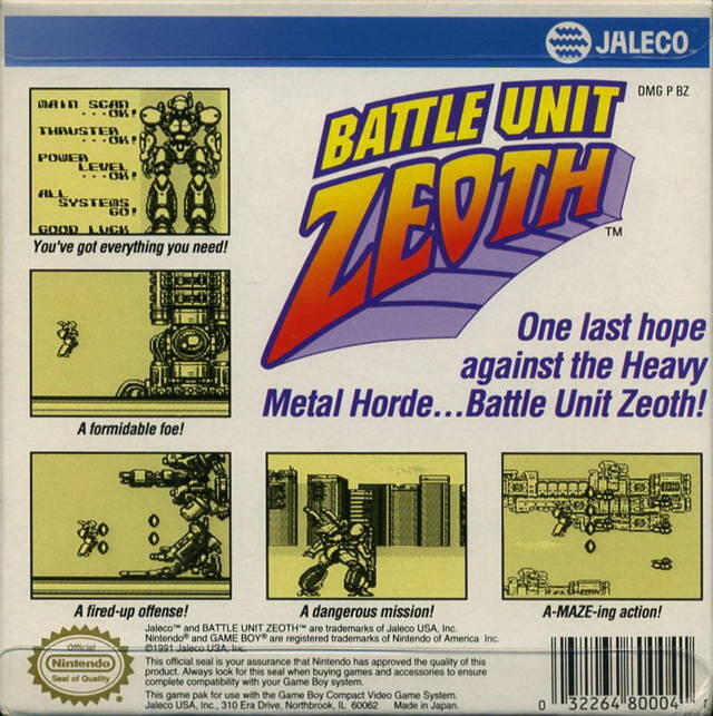 Battle Unit Zeoth (usagé)
