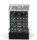 Chessex - Set of 36 dice 6 - 12mm - Speckled Ninja