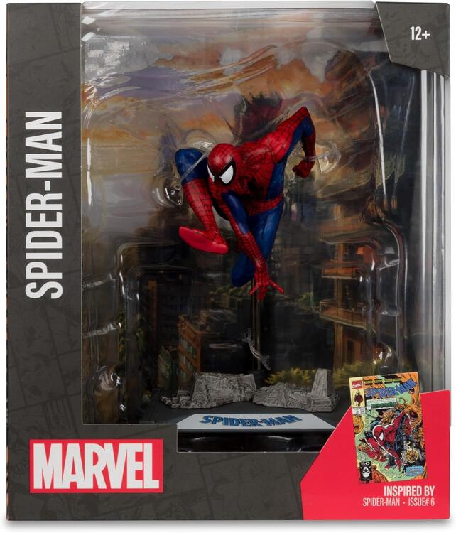 McFarlane Toys - Figurine statue de 17.8cm  -  Marvel Spider-Man Inspired by Spider-Man Issue