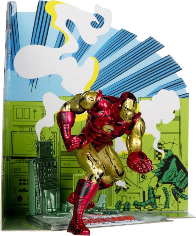 McFarlane Toys - Figurine statue de 17.8cm  -  Marvel Iron Man Inspired by The Invincible Iron man Issue