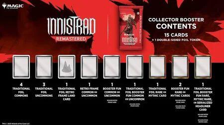 Magic The Gathering - Collector Boosters  -  Innistrad Remastered