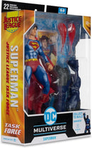 McFarlane - Figurine action de 17.8cm  -  DC Multiverse  -  Justice League Task Force  -  Superman