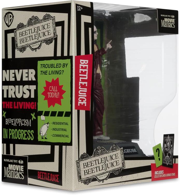 McFarlane Toys - Movie Maniacs  -  Figurine statue de 17.8cm  -  Beetlejuice Beetlejuice  -  Betelgeuse