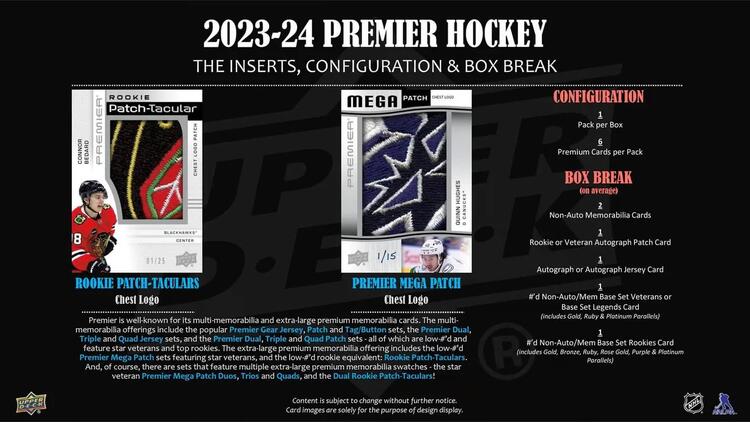 Upper Deck - Hobby Booster Box - Premier 2023-24 Hockey