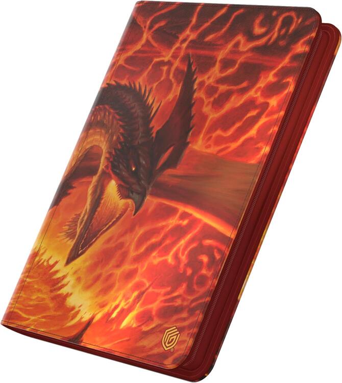 Ultimate Guard - 360 18-Pocket Cards Xenoskin Zipfolio - Magic The Gathering  -  Tarkir Dragonstorm  -  Magmatic Hellkite
