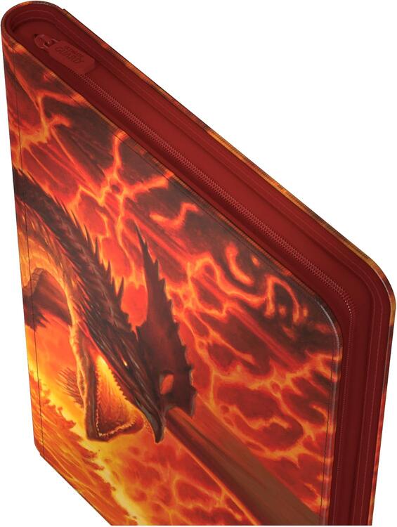 Ultimate Guard - 360 18-Pocket Cards Xenoskin Zipfolio - Magic The Gathering  -  Tarkir Dragonstorm  -  Magmatic Hellkite