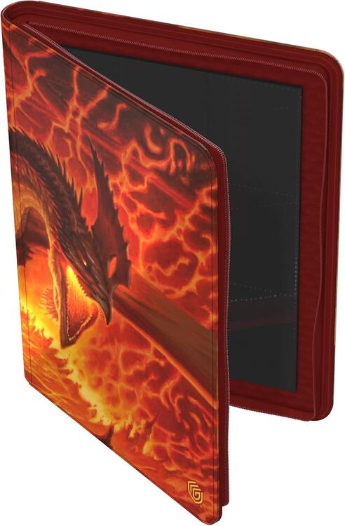 Ultimate Guard - 360 18-Pocket Cards Xenoskin Zipfolio - Magic The Gathering  -  Tarkir Dragonstorm  -  Magmatic Hellkite