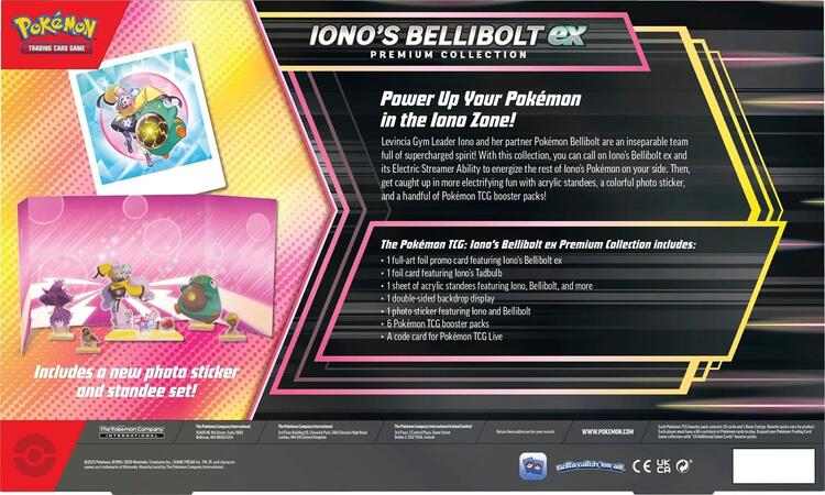 Pokémon - Scarlet & Violet  -  Iono's Bellibolt ex Premium Collection