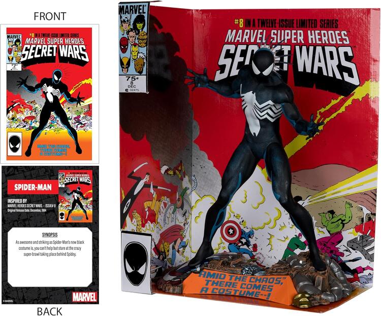 McFarlane Toys - Figurine statue de 30cm With Marvel Super Heroes Secret Wars