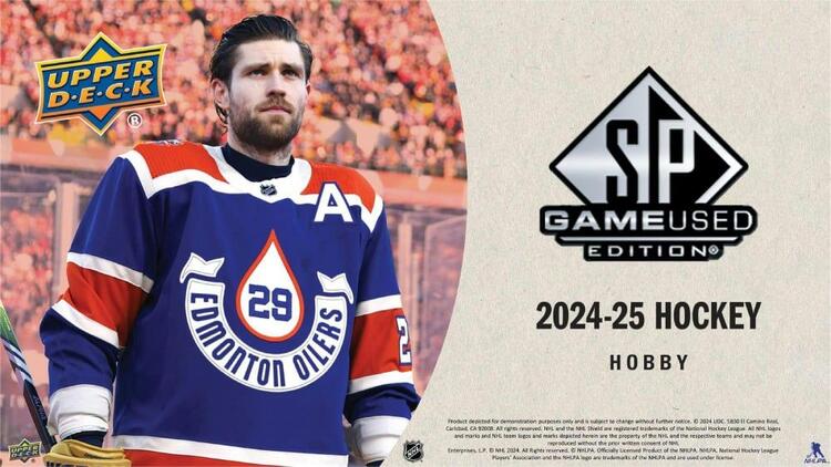 Upper Deck - Hobby Booster Box  -  2024-25 Hockey SP Game used edition