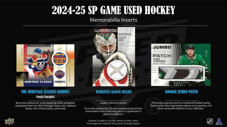 Upper Deck - Hobby Booster Box  -  2024-25 Hockey SP Game used edition