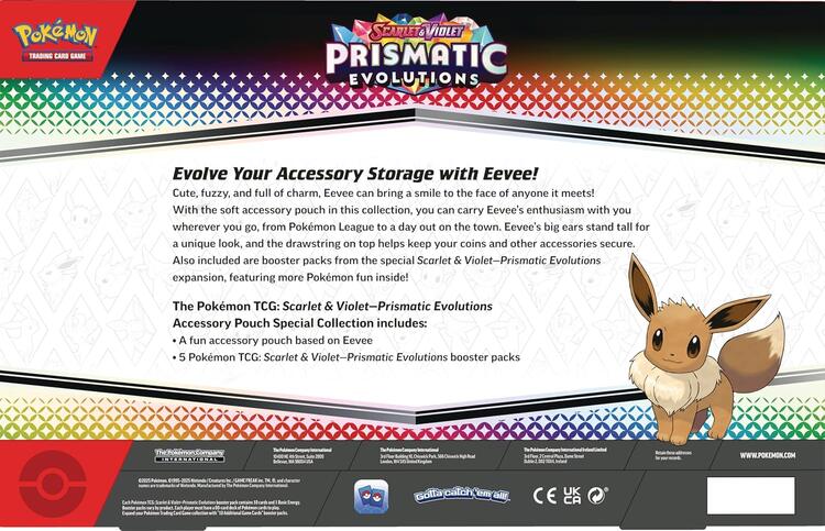 Pokémon - Scarlet & Violet  -  Prismatic Evolutions  -  Accessory Pouch Special Collection