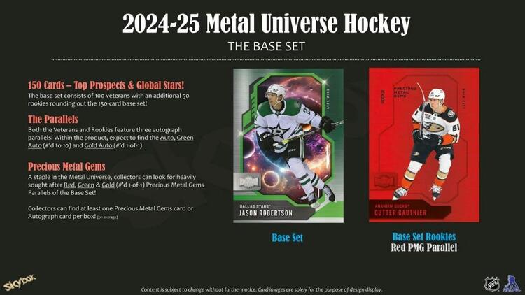 Upper Deck - Booster Hobby - Skybox Metal Universe 2024-25 Hockey
