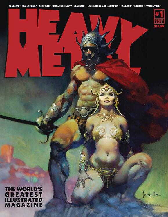 Heavy Metal 2025 Magazine #1 - Legacy #321 - Issue #001