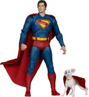 McFarlane - Deluxe Theatrical Edition  -  Figurine action de 17.8cm  -  DC Multiverse  -  Superman & Krypto