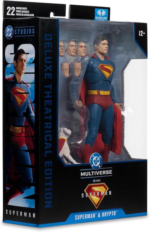 McFarlane - Deluxe Theatrical Edition - 17.8cm Action Figure - DC Multiverse - Superman & Krypto