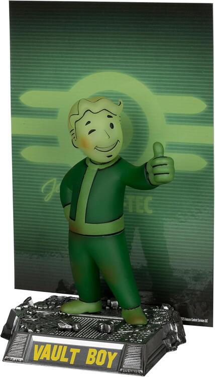 McFarlane Toys - Movie Maniacs - 17.8cm Figurine Statue - Fallout - Vault Boy (Glow in the Dark Edition)