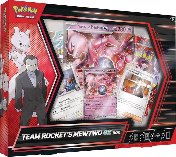 Pokémon - Team Rocket's Mewtwo ex Box