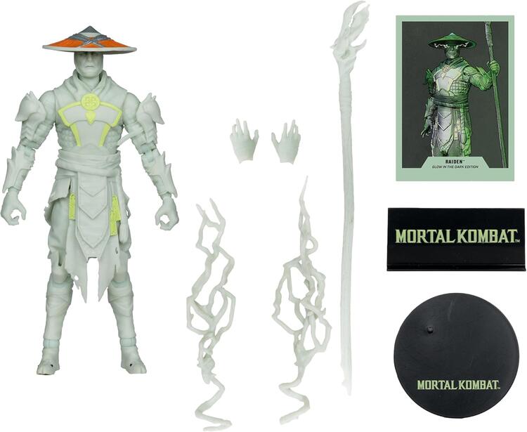 McFarlane - Gold Label Collection - 17.8cm action figure - Mortal Kombat 1 - Raiden Glow in the Dark Edition (Authenticated Limited Edition - 5500 pcs)