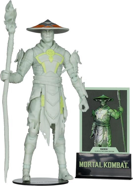 McFarlane - Gold Label Collection - 17.8cm action figure - Mortal Kombat 1 - Raiden Glow in the Dark Edition (Authenticated Limited Edition - 5500 pcs)