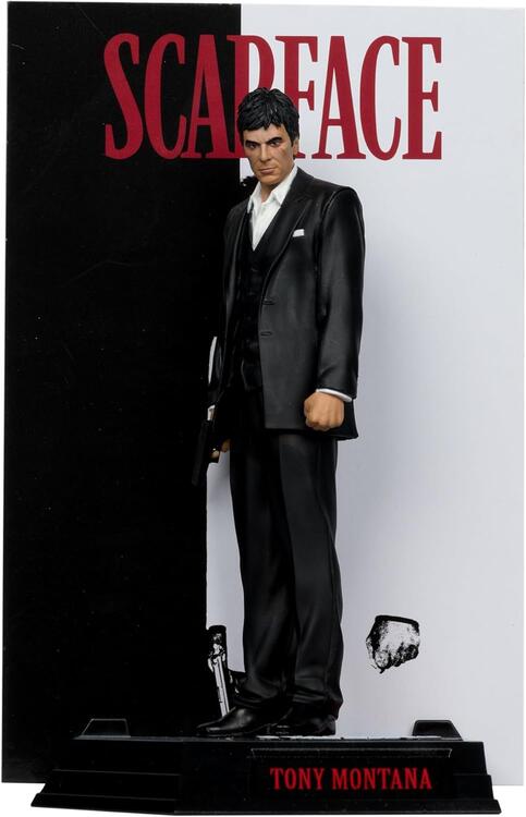 McFarlane Toys - Movie Maniacs - 17.8cm figurine statue - Scarface - Tony Montana (Authenticated Limited Edition of 6350 Pieces)