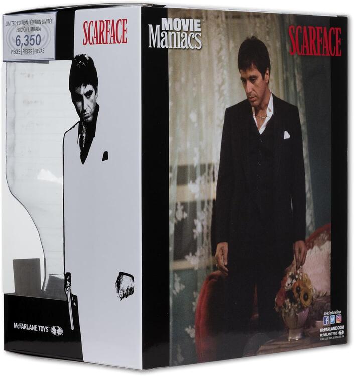 McFarlane Toys - Movie Maniacs - 17.8cm figurine statue - Scarface - Tony Montana (Authenticated Limited Edition of 6350 Pieces)