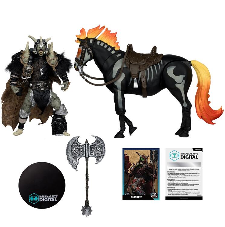McFarlane Toys Digital - Gold Label Collection  -  Figurine Statue de 30cm  -  Spawn The dark Ages  -  Bloodaxe