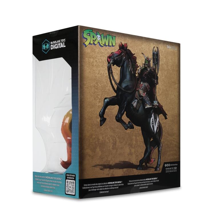 McFarlane Toys Digital - Gold Label Collection  -  Figurine Statue de 30cm  -  Spawn The dark Ages  -  Bloodaxe