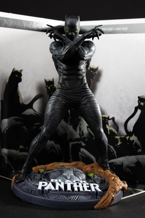 McFarlane Toys - 17.8cm figurine statue - Marvel Black Panther Inspired by The Amazing Spider-Man Issue