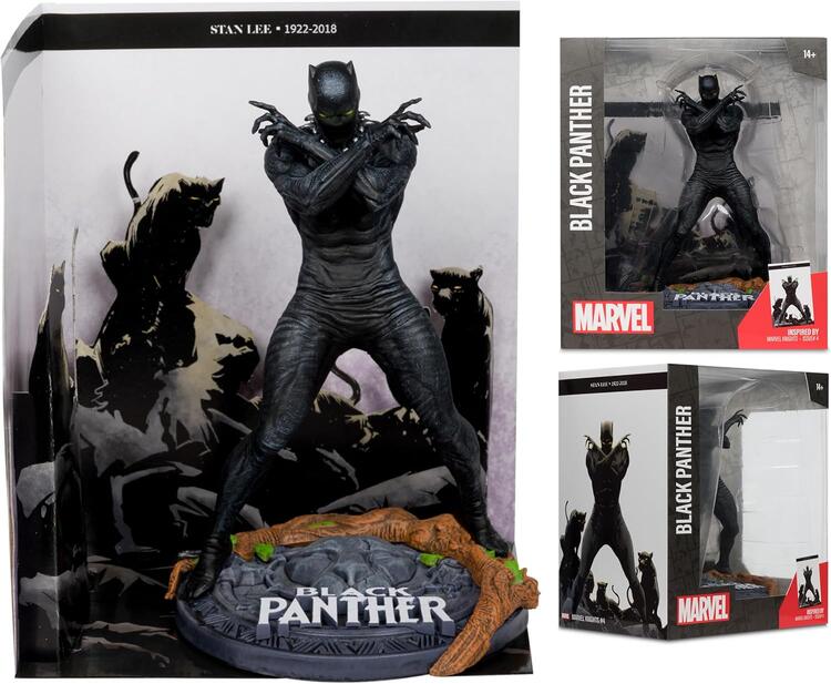 McFarlane Toys - 17.8cm figurine statue - Marvel Black Panther Inspired by The Amazing Spider-Man Issue
