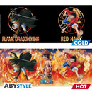 ABYstyle - Grande tasse thermo-réactive de 460 ml  -  One Piece  -  Luffy & Sabo