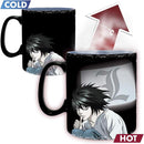 ABYstyle - Grande tasse thermo-réactive de 460 ml  -  Death Note  -  Kira & L