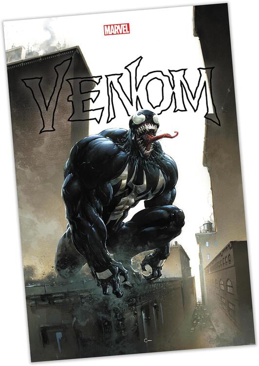 McFarlane Toys - 30cm Figurine Statue With Comic Book - Marvel Venom Inspired by Venom Issue