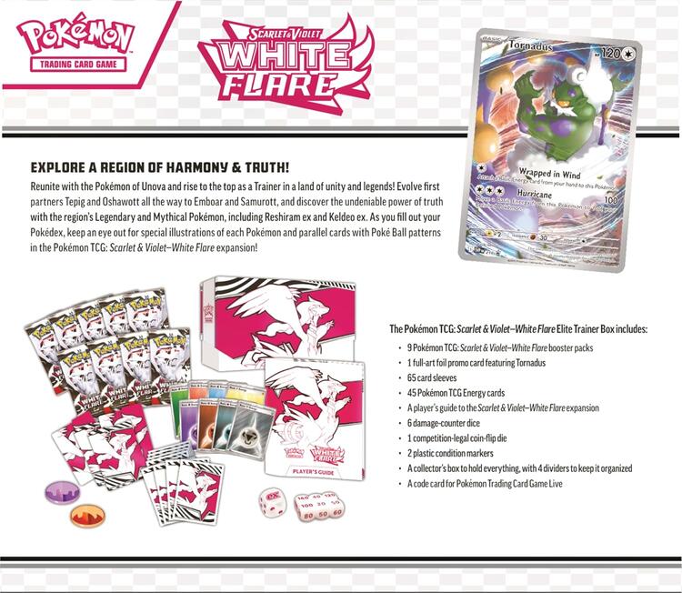Pokémon - Elite Trainer Box - Sword & Shield - White Flare