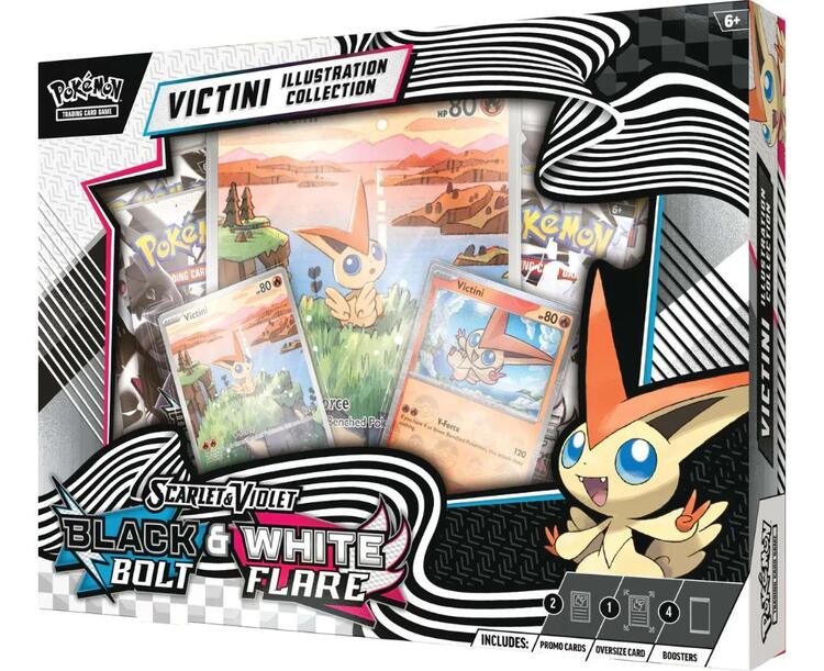 Pokémon - Scarlet & Violet  -  Black Bolt & White Flare  -  Victini Illustration Collection